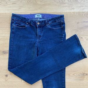 PAIGE Manhattan Bootcut Jeans - Dark Wash